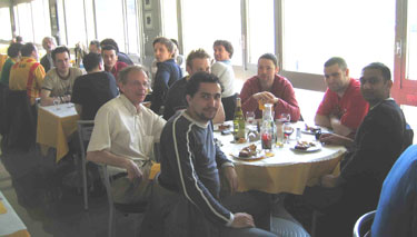 Everyone at the restaurant